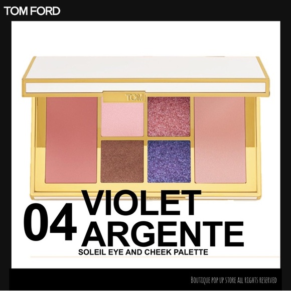 LE Tom Ford Eye & Cheek Palette- 04 Violet Argente